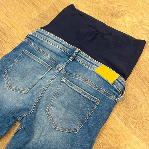 Maternity Skinny Blue Jeans | Size S - Picture 3 of 3